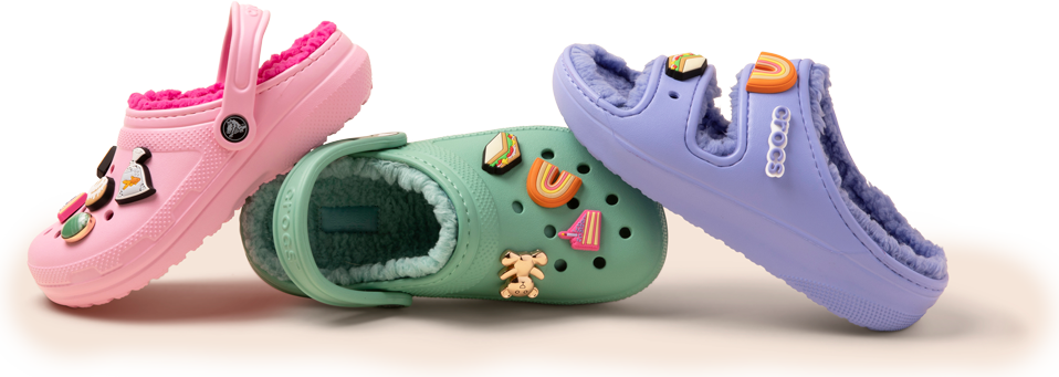 Fuzz Lined Crocs