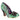 Irregular Choice Mulher Just in Time Salto Alto - Verde