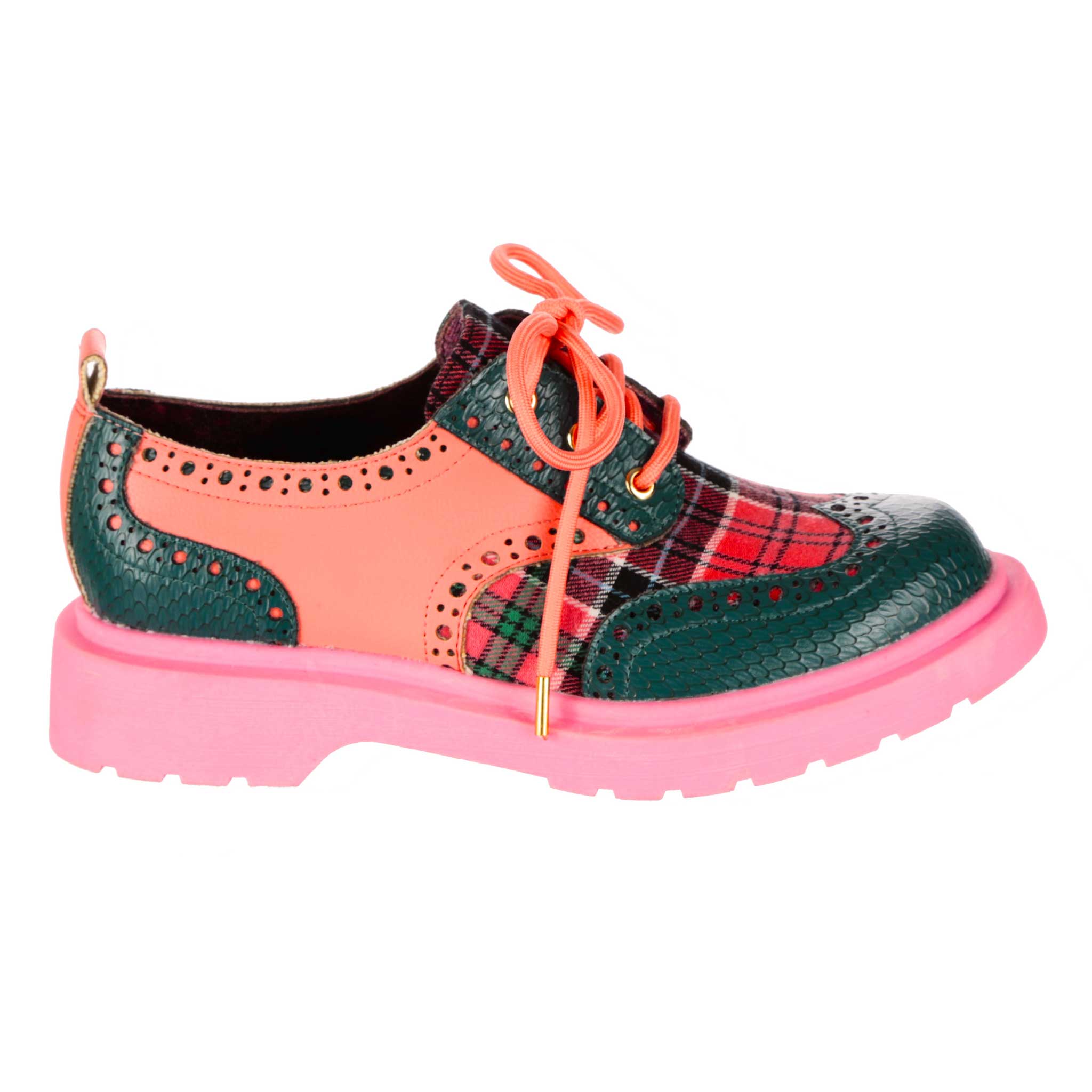 Irregular Choice Womens Smart N Spiffy Shoes - Pink