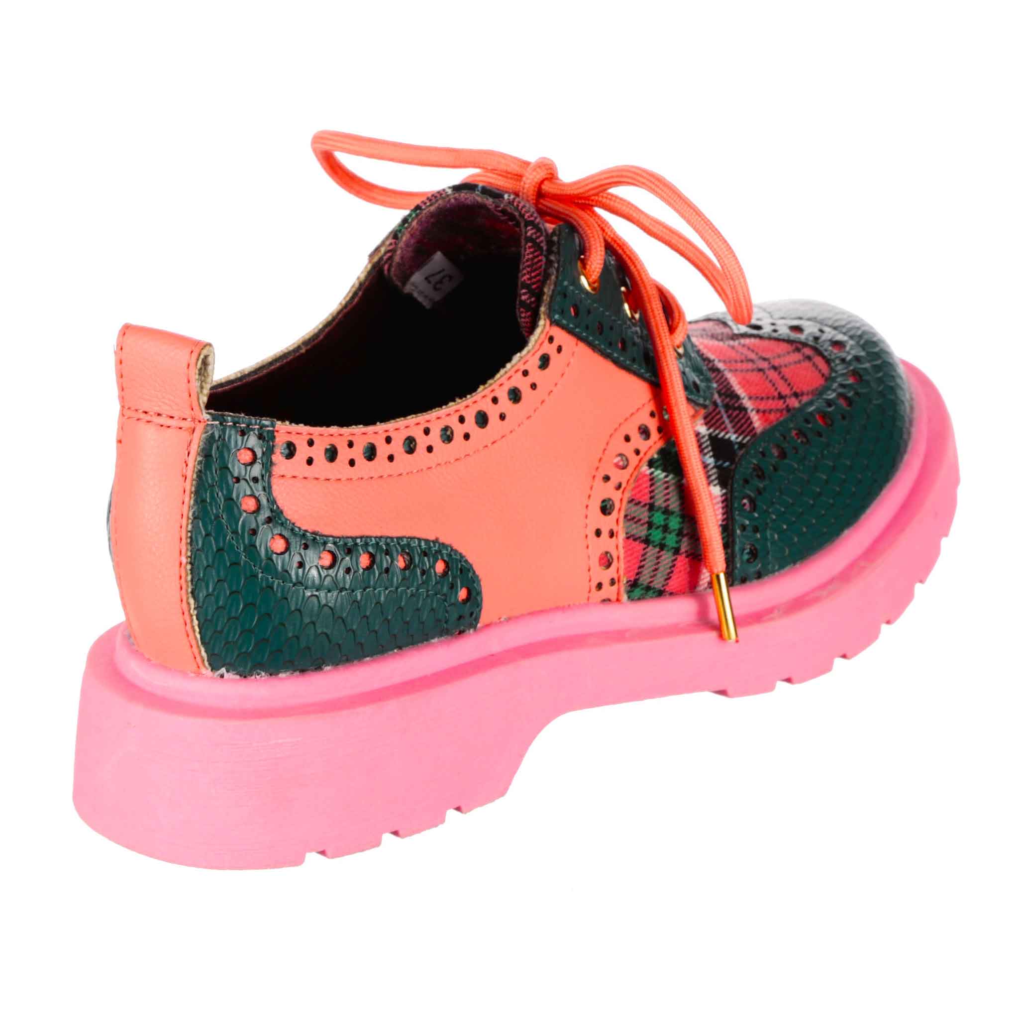 Irregular Choice Womens Smart N Spiffy Shoes - Pink