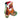 Irregular Choice حذاء كاحل نسائي لعيد الميلاد كيتي - أحمر