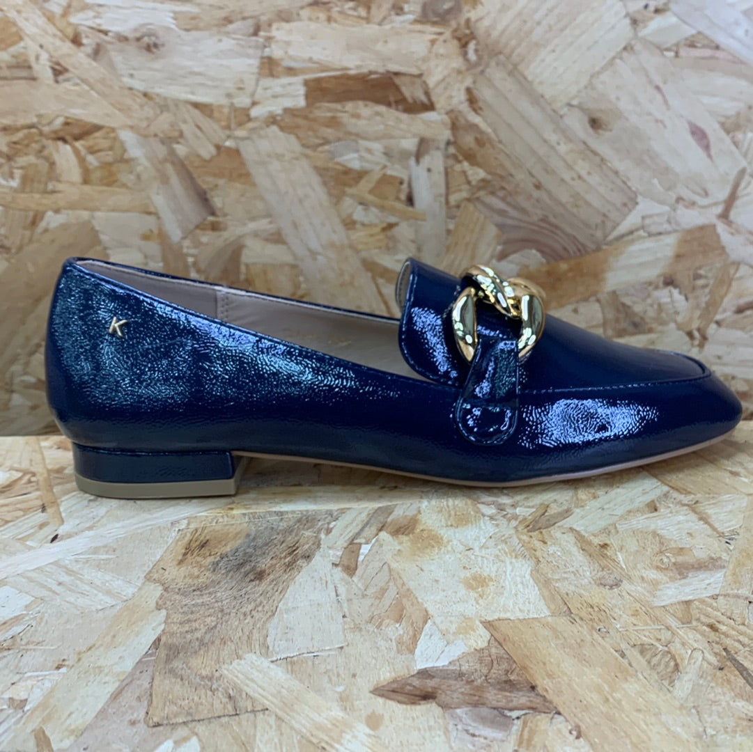 Kate Appleby Womens Thames Patent Mule - Navy