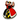 Crocs Jibbitz Disney Alice in Wonderland Queen of Hearts Charm