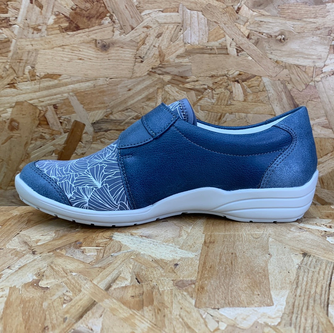 Remonte Womens Slip On Fashion Trainers - Blue