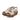 Rieker Womens Fashion Wedge Sandal - Beige