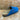 Plakton Ženska gibraltarska usnjena mula - safirno modra