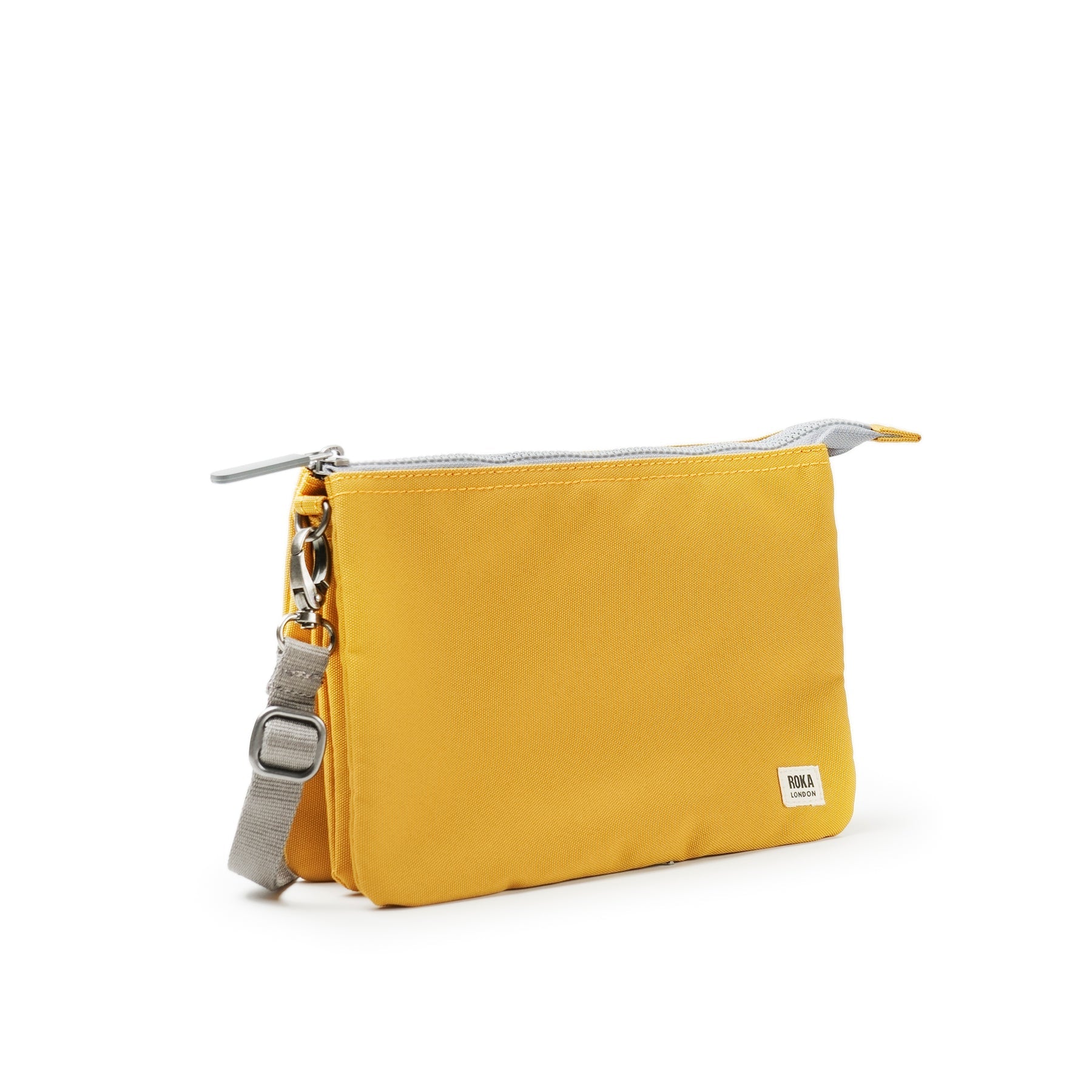 ROKA Carnaby Crossbody Flax XL Recycled Canvas Bag - OS