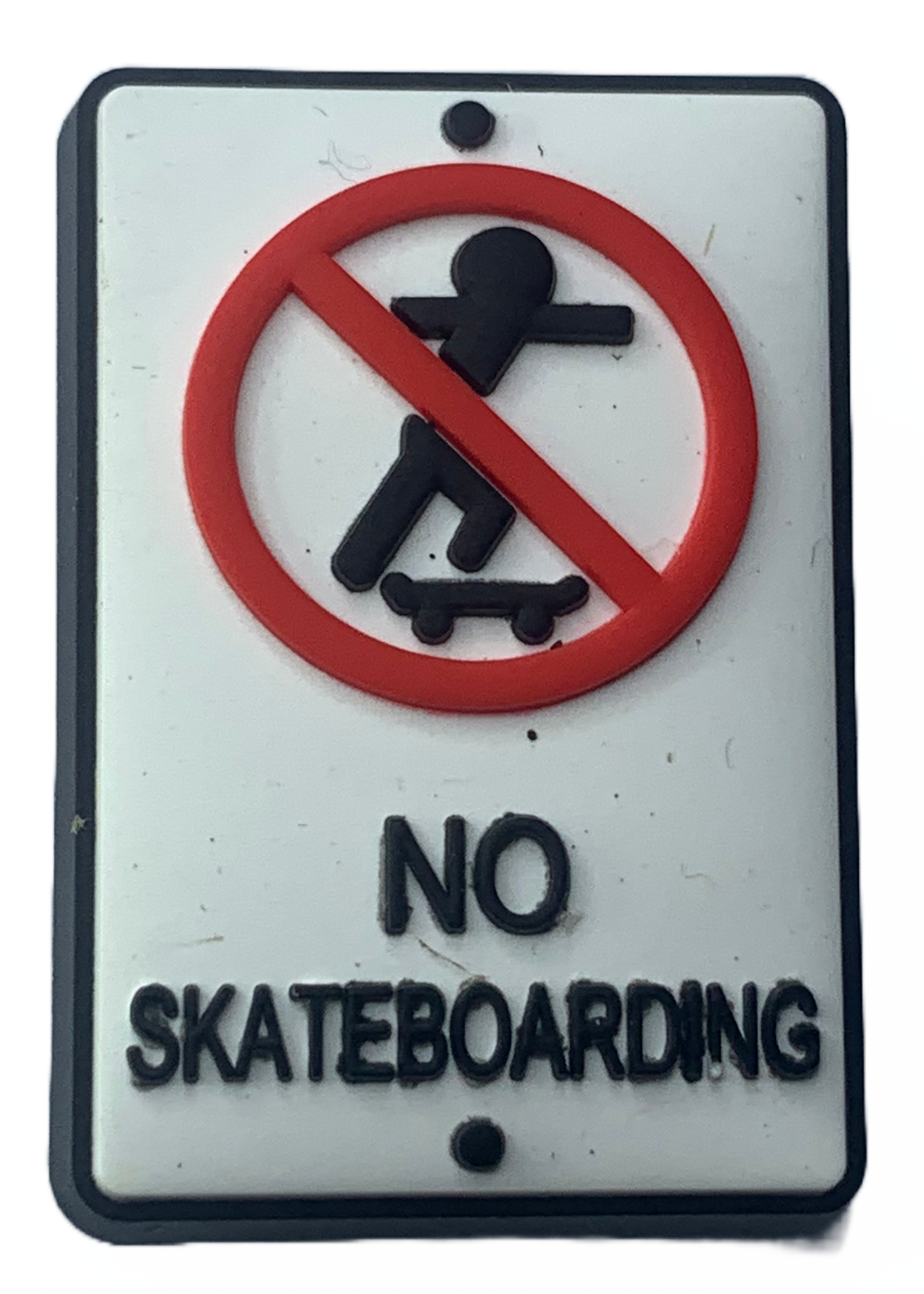 Crocs Jibbitz "No Skateboaring" Charm