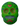 Crocs Jibbitz Day of the Dead Green Skull Charm