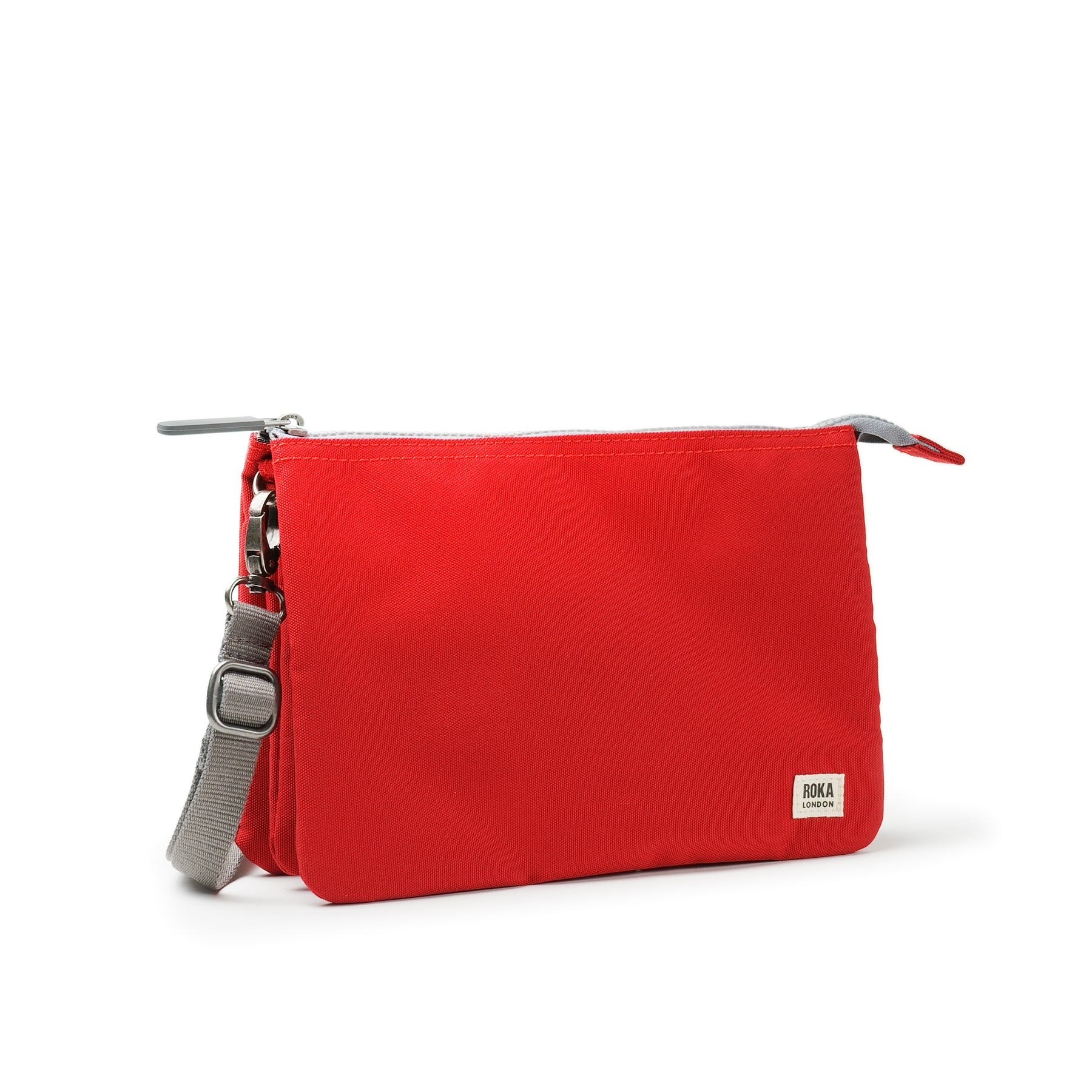 ROKA Carnaby Crossbody Mars Red XL Recycled Canvas Bag - OS
