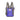 ROKA Jednoduchá fialová malá taška z recyklovaného nylonu Bantry B
