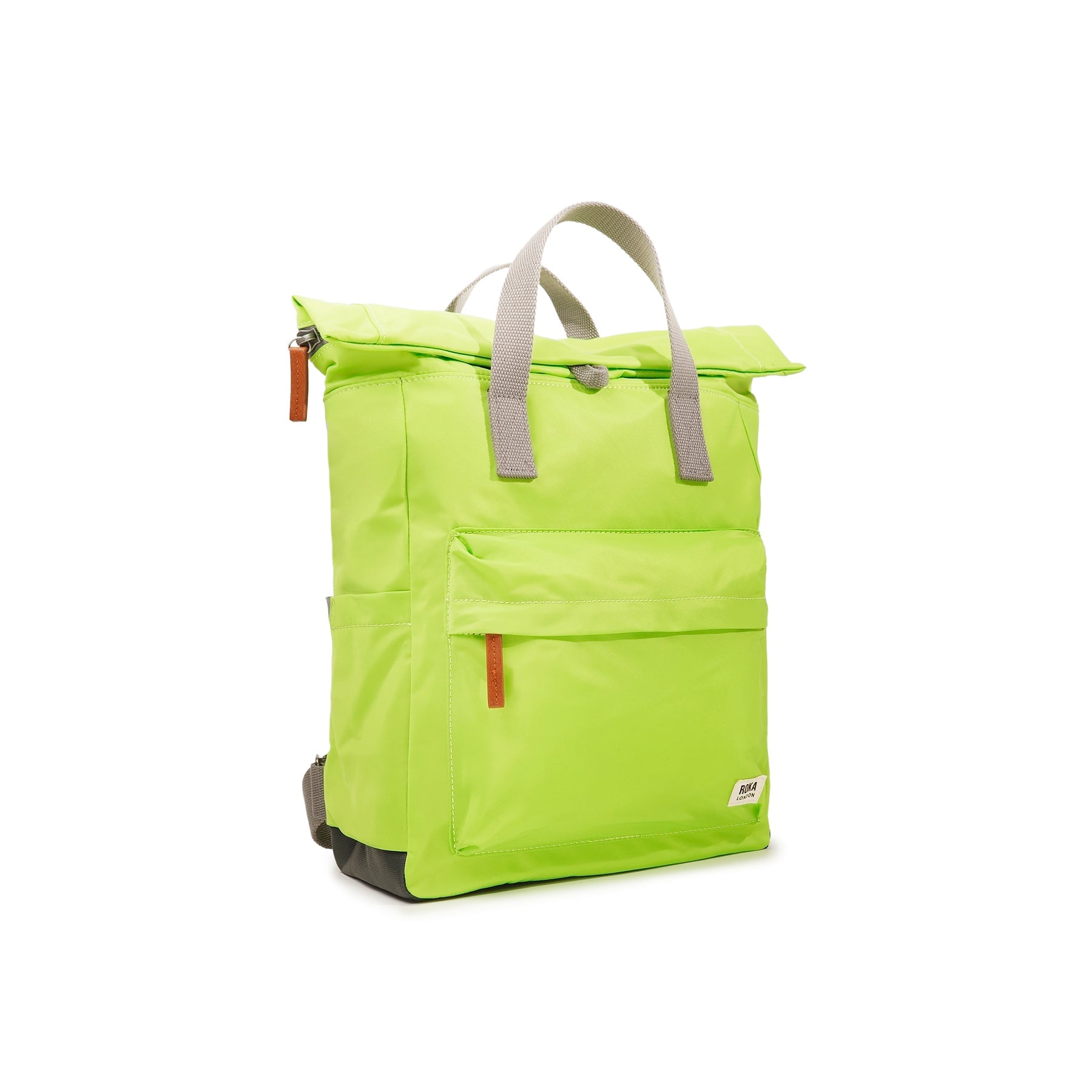 ROKA Canfield B Lime Medium Recycled Nylon Bag