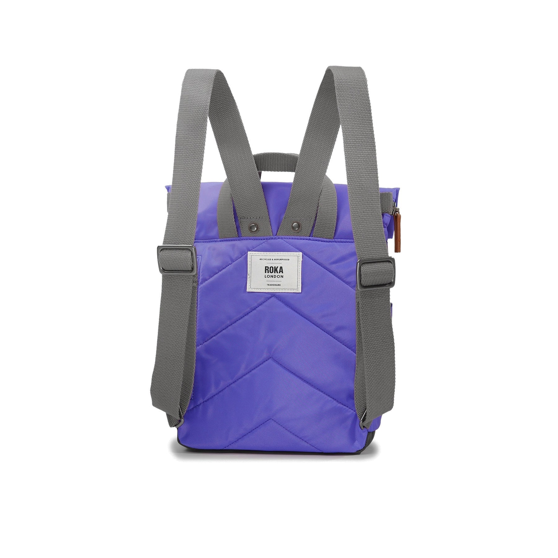 ROKA Canfield B Simple Purple Small Recycled Nylon Bag