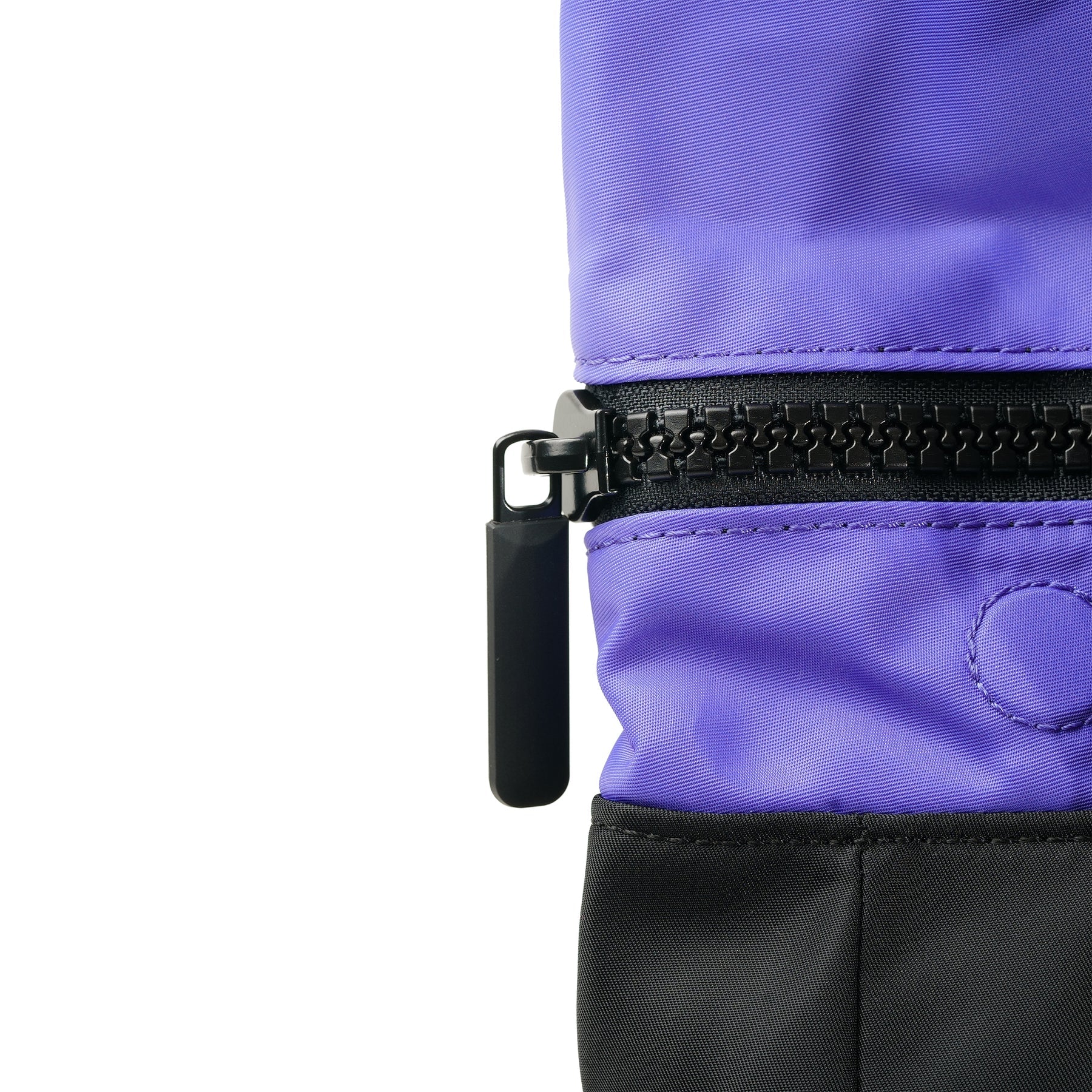 Roka Canfield B Medium | Black Purple Recycled Bag