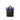 ROKA Creative Waste Canfield B Černá / jednoduchá fialová malá taška z recyklovaného nylonu