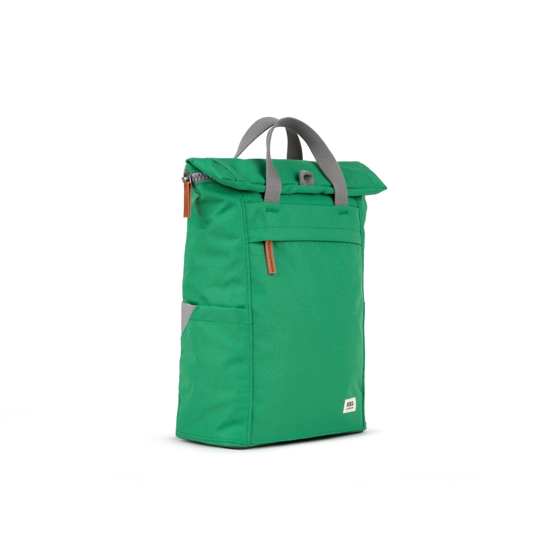 ROKA Finchley A Mountain Green Medium Recycled Canvas Bag