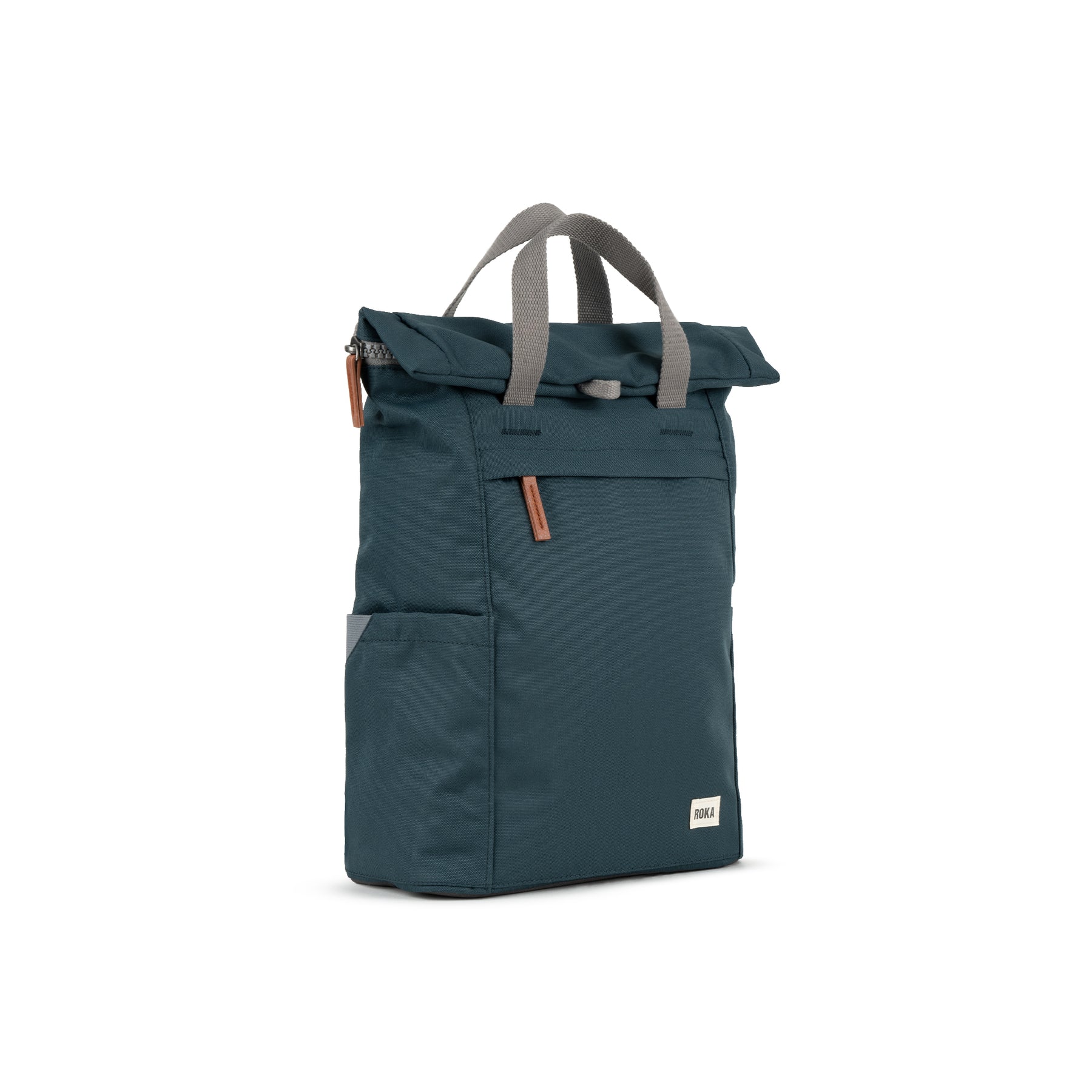 ROKA Finchley A Smoke Large Recycled Canvas Bag - OS
