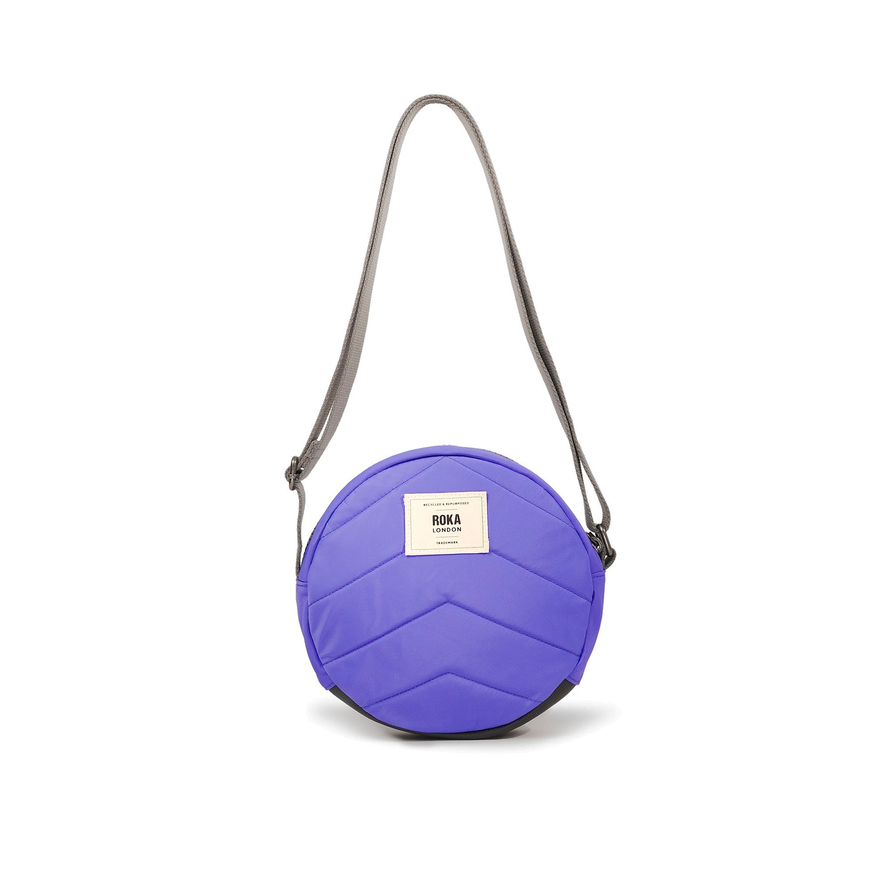 ROKA Paddington B Simple Purple Small Recycled Nylon Bag