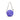 ROKA Jednoduchá fialová malá taška z recyklovaného nylonu Paddington B