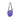 ROKA Jednoduchá fialová malá taška z recyklovaného nylonu Paddington B