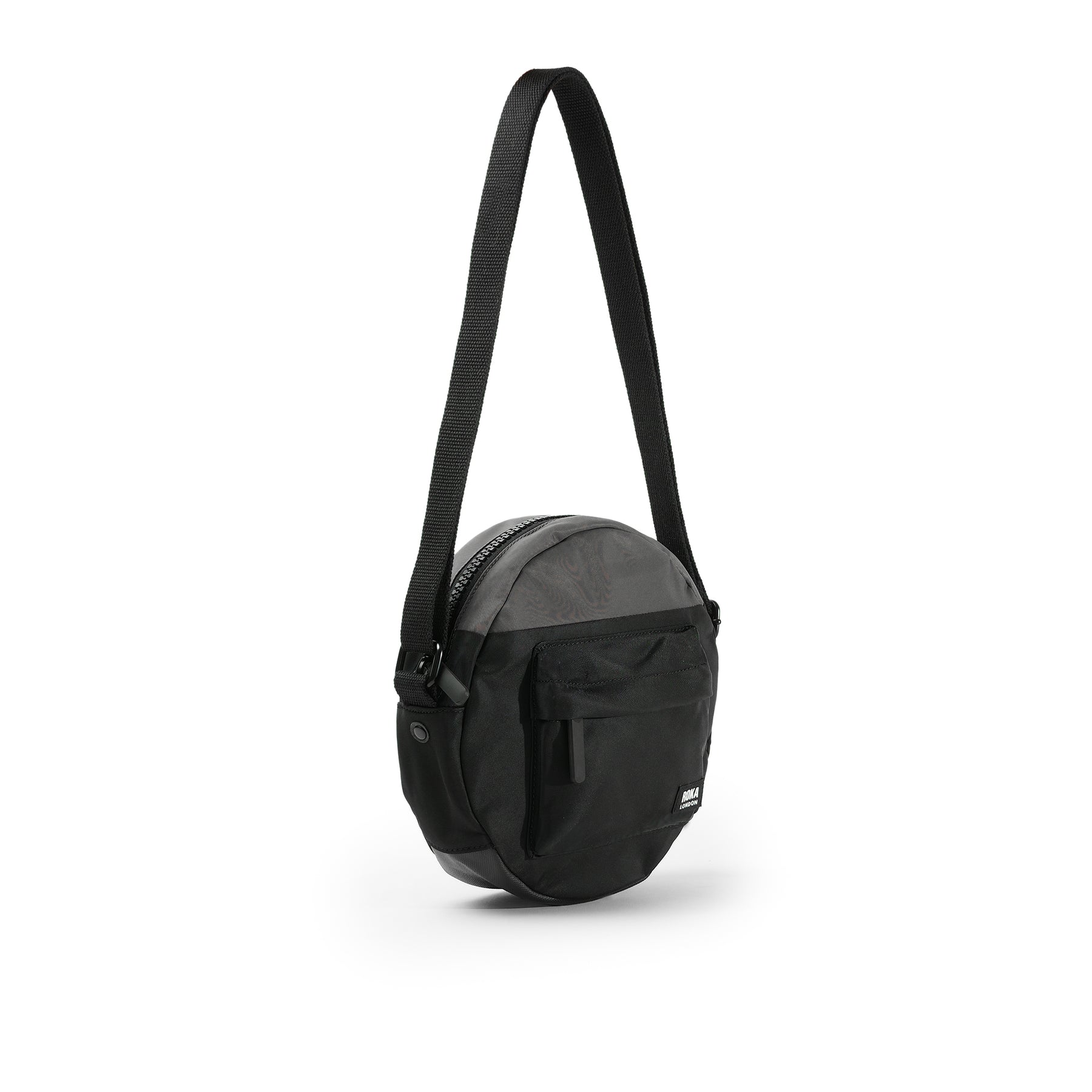 ROKA Creative Waste Paddington B Black / Graphite Small Recycled Nylon Bag