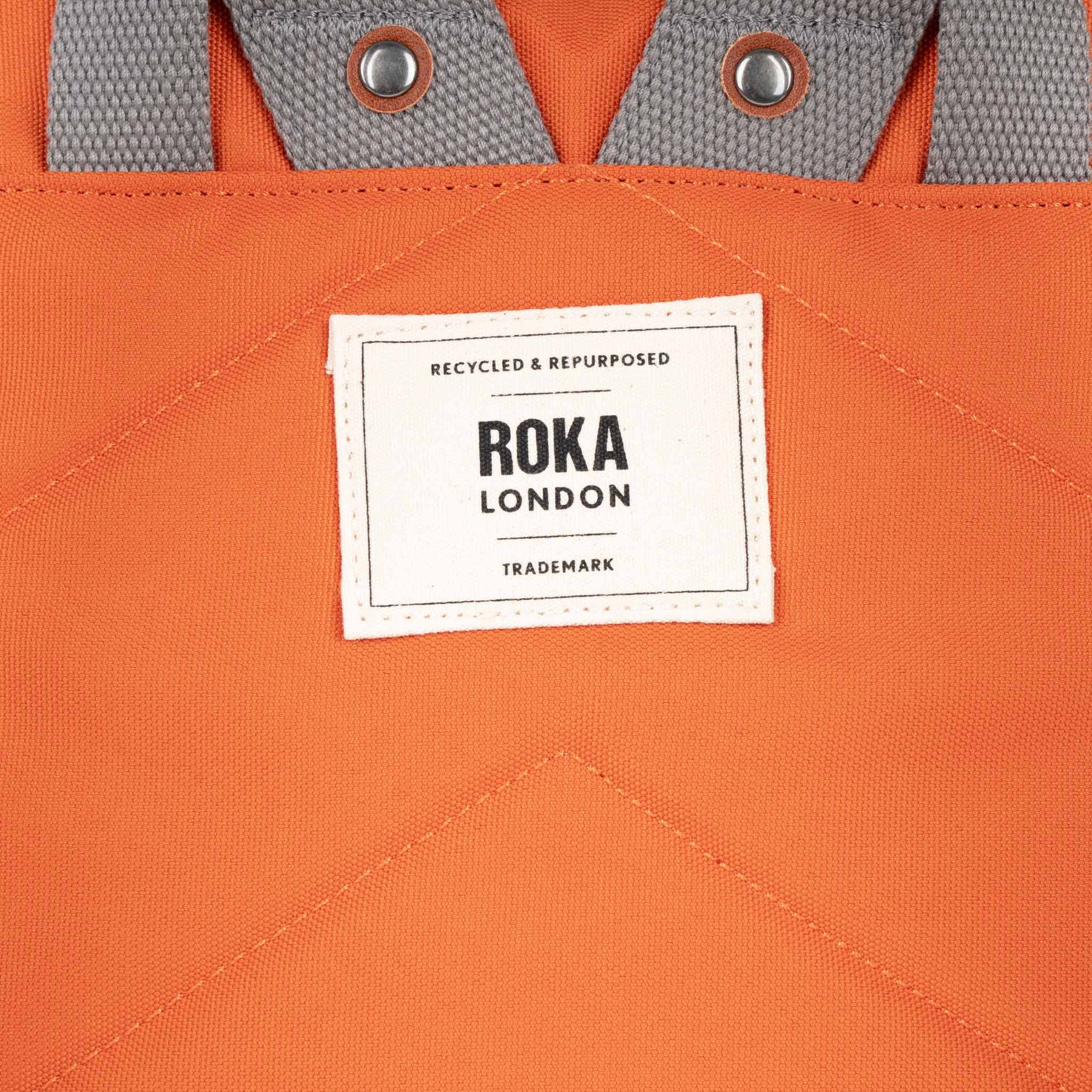 ROKA Waterhouse Atomic Orange Medium Recycled Canvas Bag