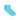 ROKA Wembley Organic Cotton Crop Socks - Aquatic Awe