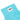 ROKA Wembley Organic Cotton Crop Socks - Aquatic Awe
