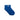 ROKA Wembley Organic Cotton Crop Socks - Bright Blue