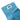ROKA Wembley Organic Cotton Crop Socks | Adriatic