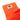 ROKA Wembley Organic Cotton Crop Socks | Jaffa Orange