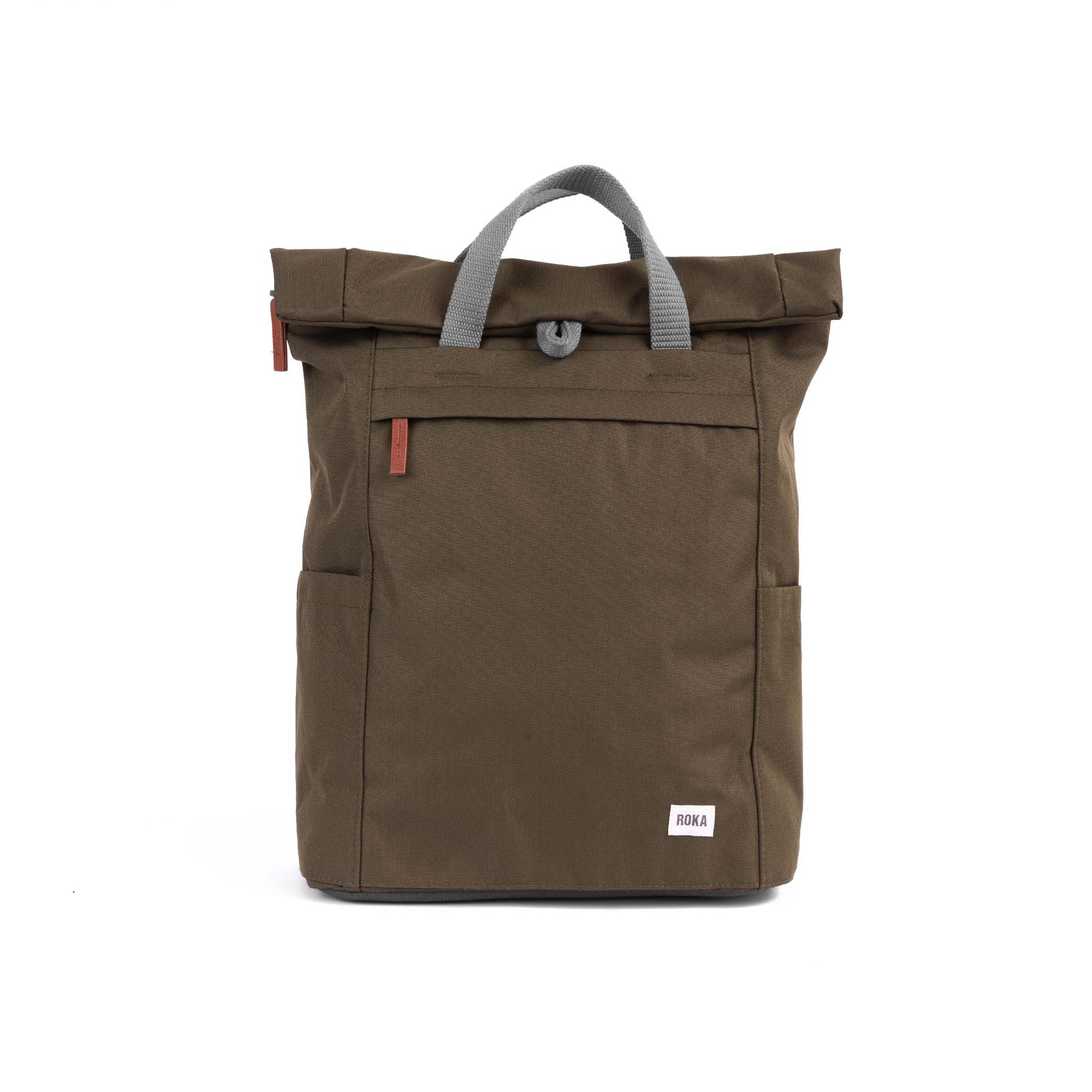 ROKA Finchley A Moss Large Recycled Canvas Bag - OS