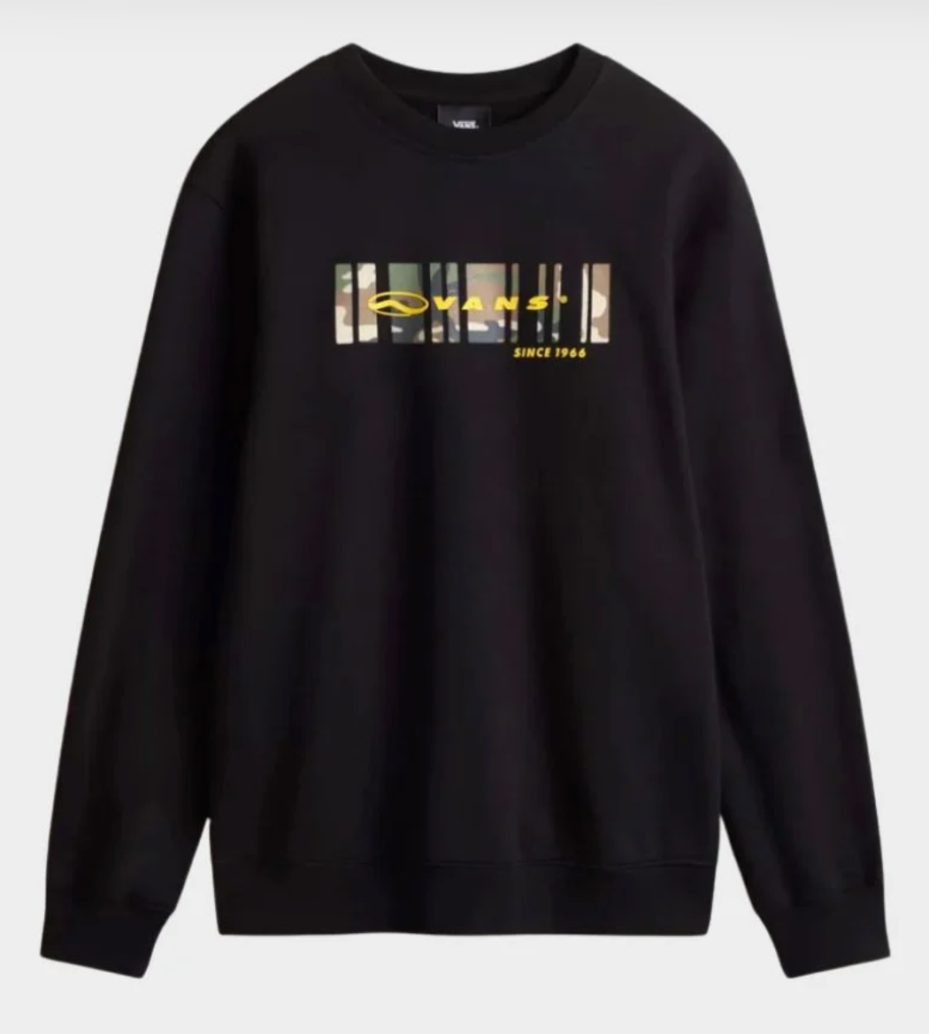 Scanner Crew VANS Scanner Crew Sweatshirt | Black Casual Style