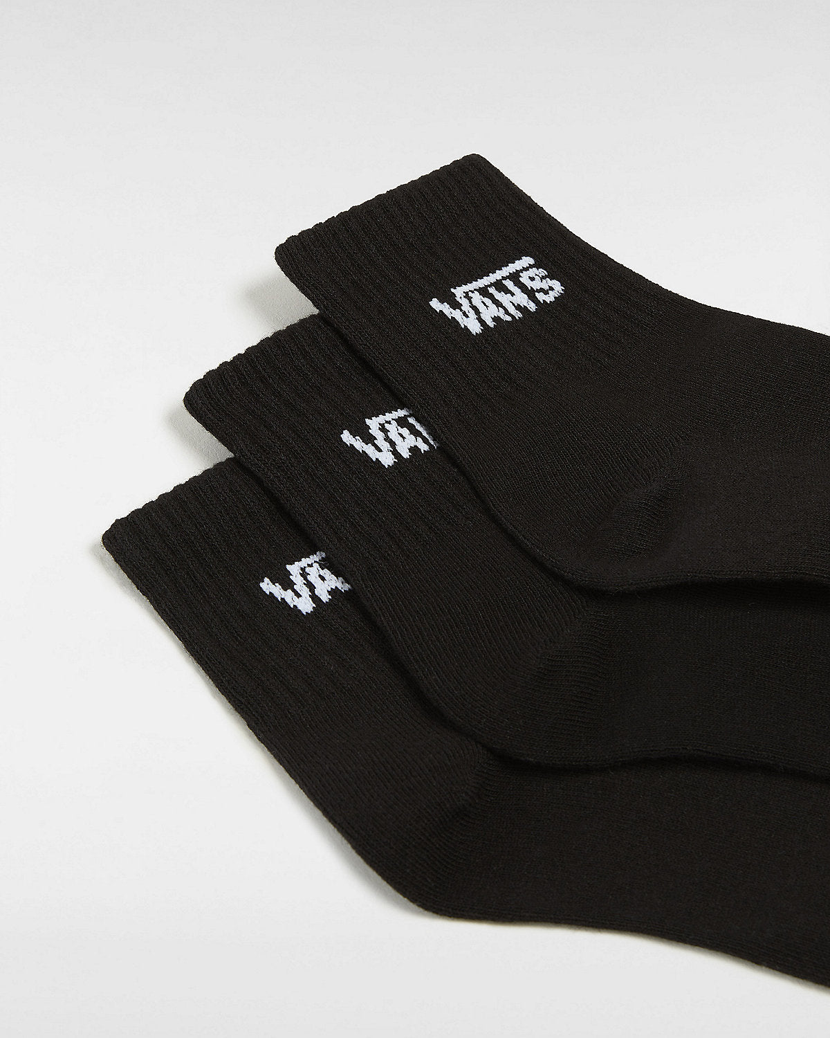 VANS Womens Half Crew Socks (3 Pairs) - Black