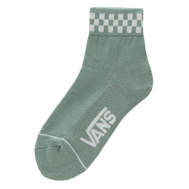 VANS Kids Peek-A-Check Socks (1 Pair) - Iceberg Green