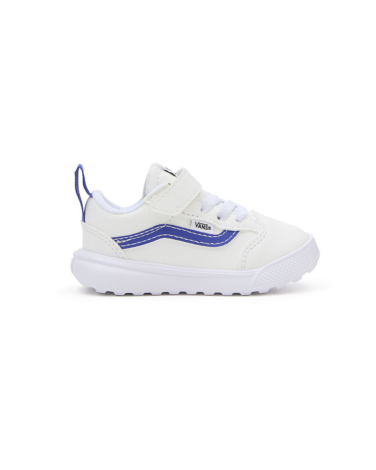 VANS Toddler UltraRange 66 V Pop Sidestripe Trainers - White / Blue