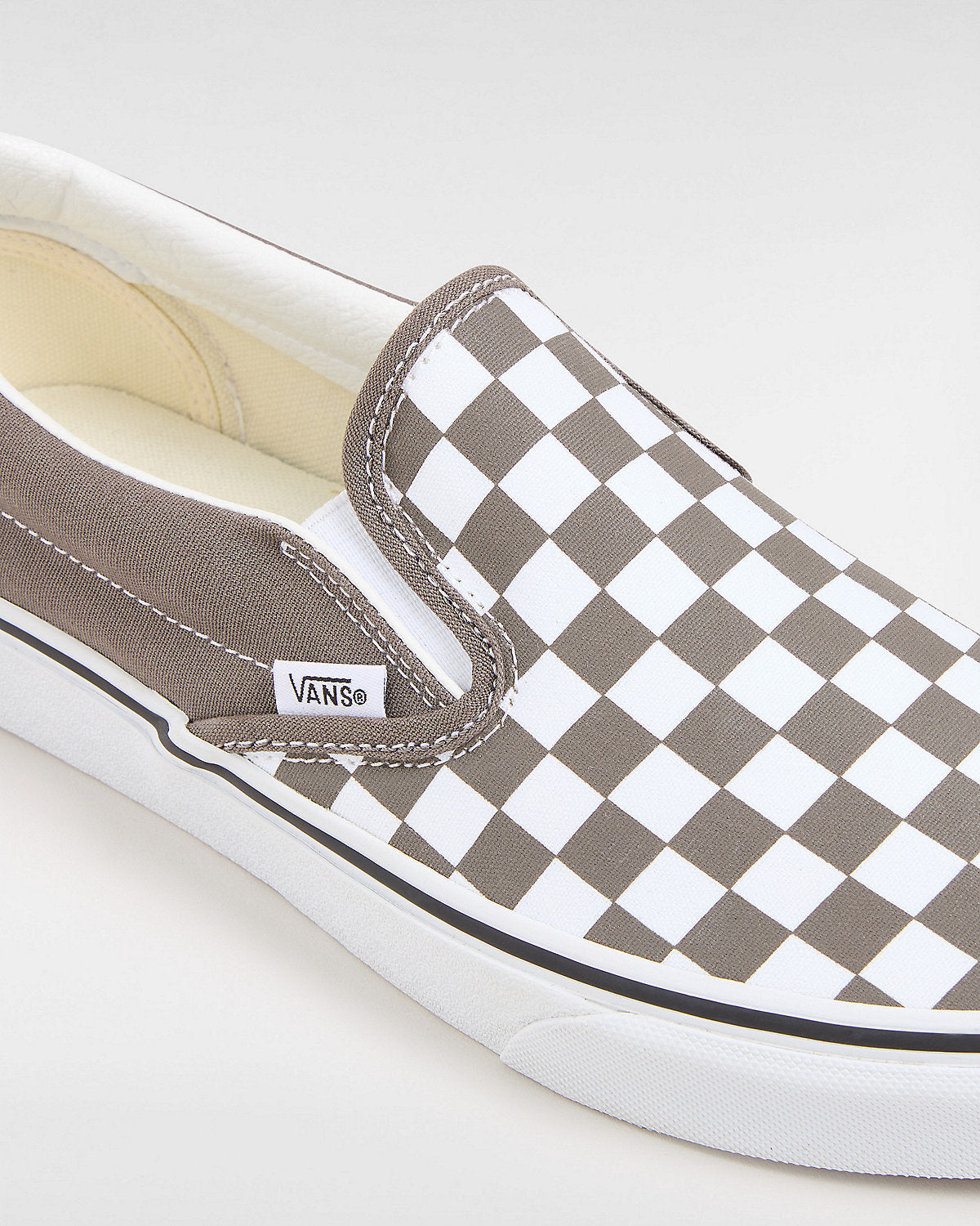 VANS Unisex Classic Slip-On Color Theory Checkerboard Trainers - Bungee Cord