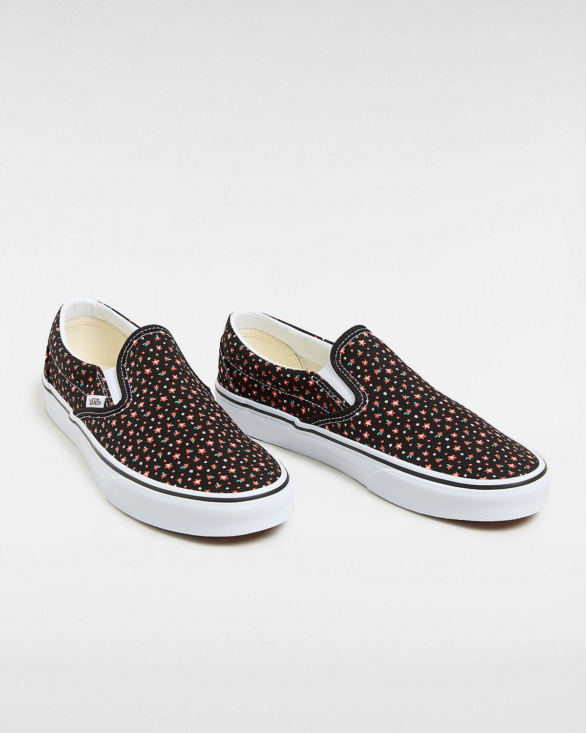 VANS Unisex Classic Ditsy Floral Slip-On Trainers - Black