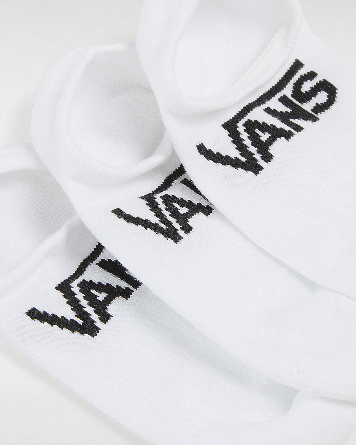 VANS Kids Classic Kick No Show Socks (3 Pairs) - White