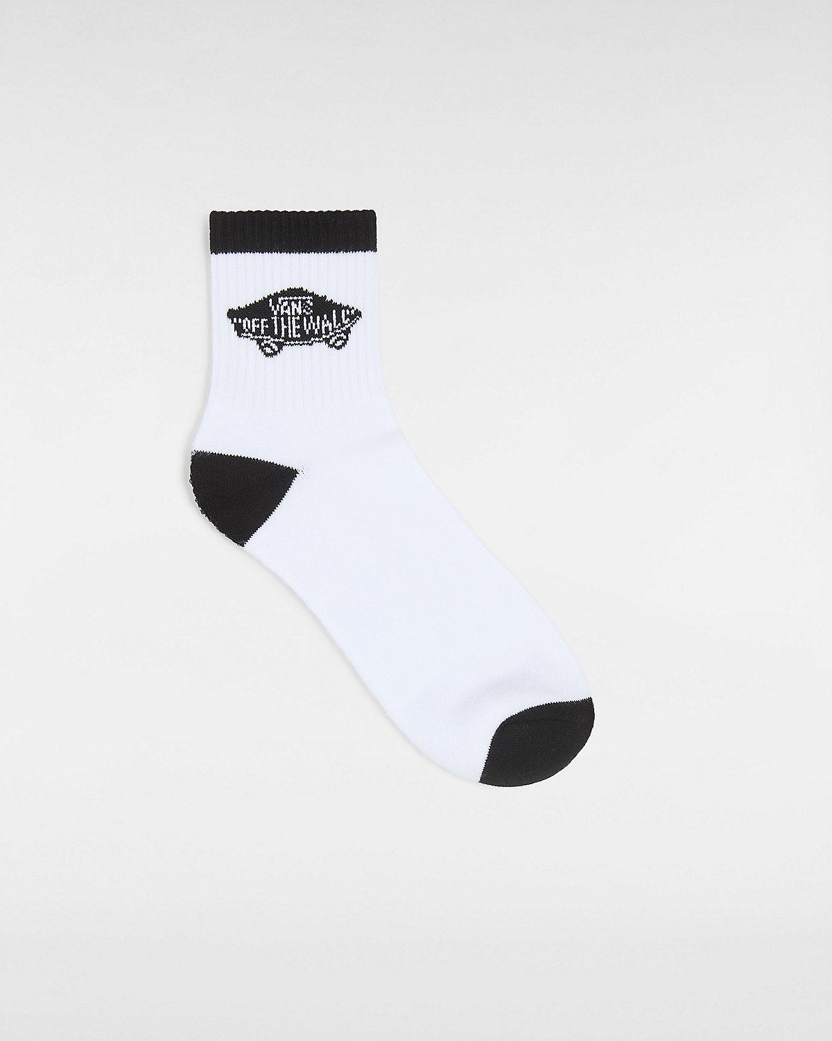 VANS Mens Art Half Crew Socks (1 Pair) - White / Black