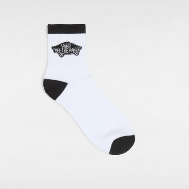 VANS Mens Art Half Crew Socks (1 Pair) - White / Black