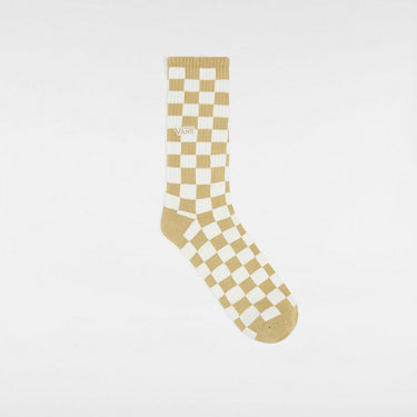 VANS Mens Checkerboard Crew Socks (1 Pair) - Antelope Brown