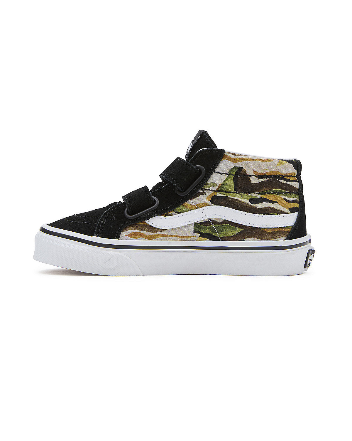 VANS Kids Sk8-Mid Reissue V Painted Camo Trainers - Green