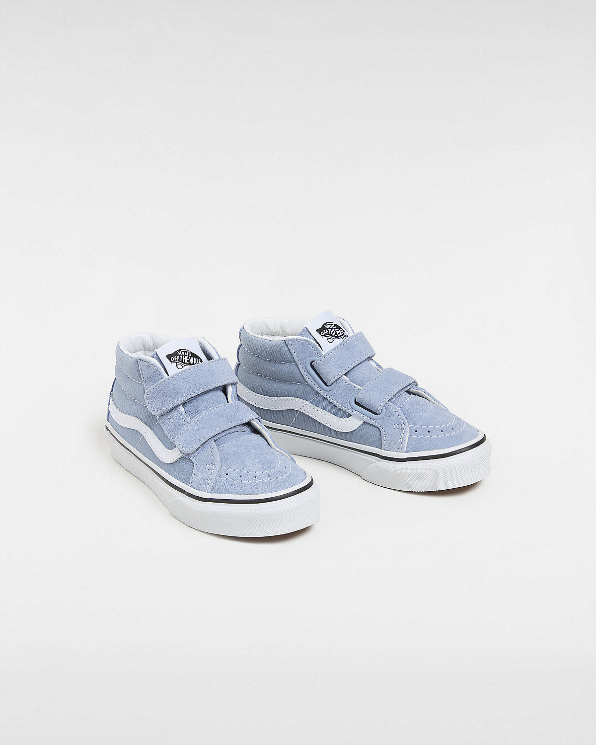 VANS Kids Sk8-Mid Reissue V Color Theory Trainers - Dusty Blue