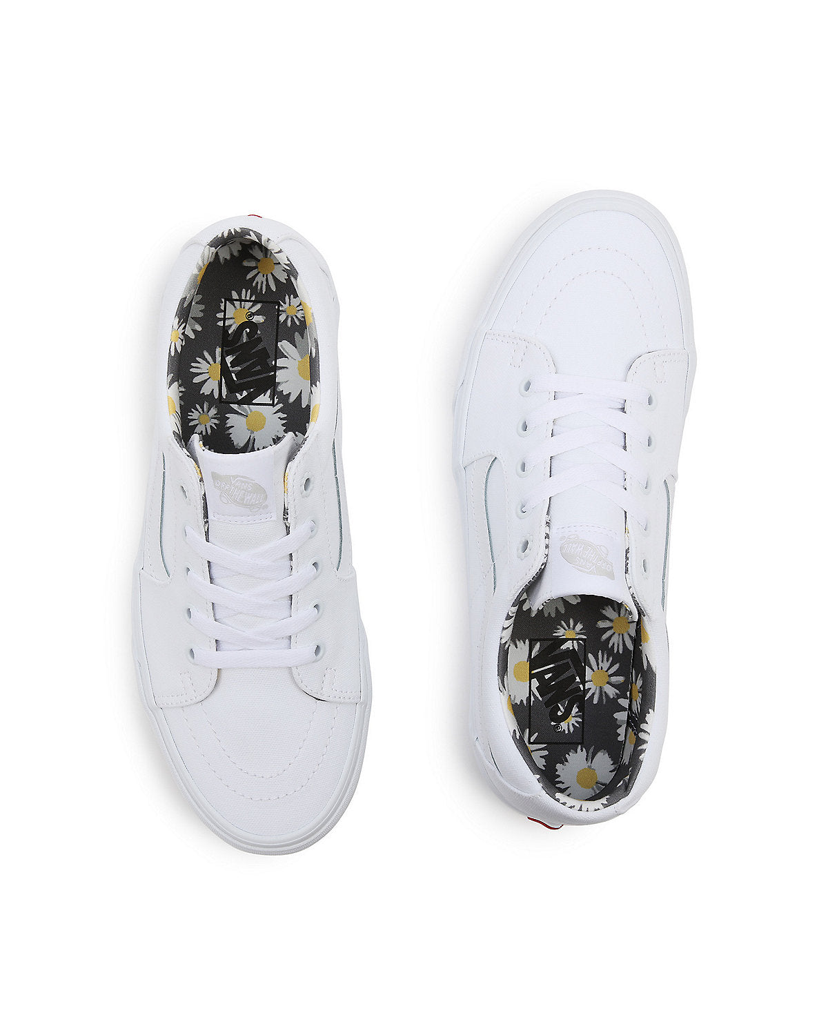 VANS Unisex Sk8-Low Smell The Flowers Trainers - White