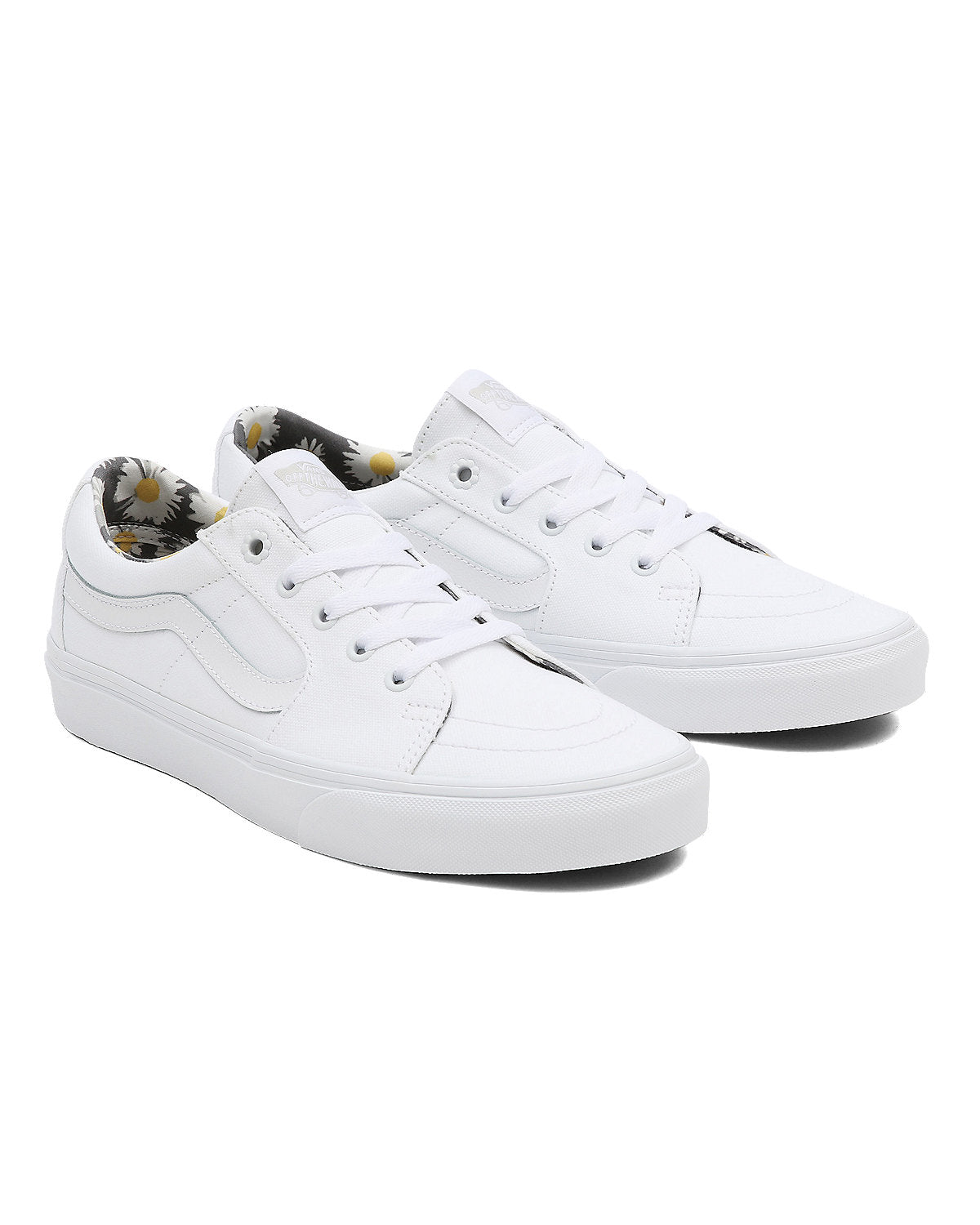 VANS Unisex Sk8-Low Smell The Flowers Trainers - White