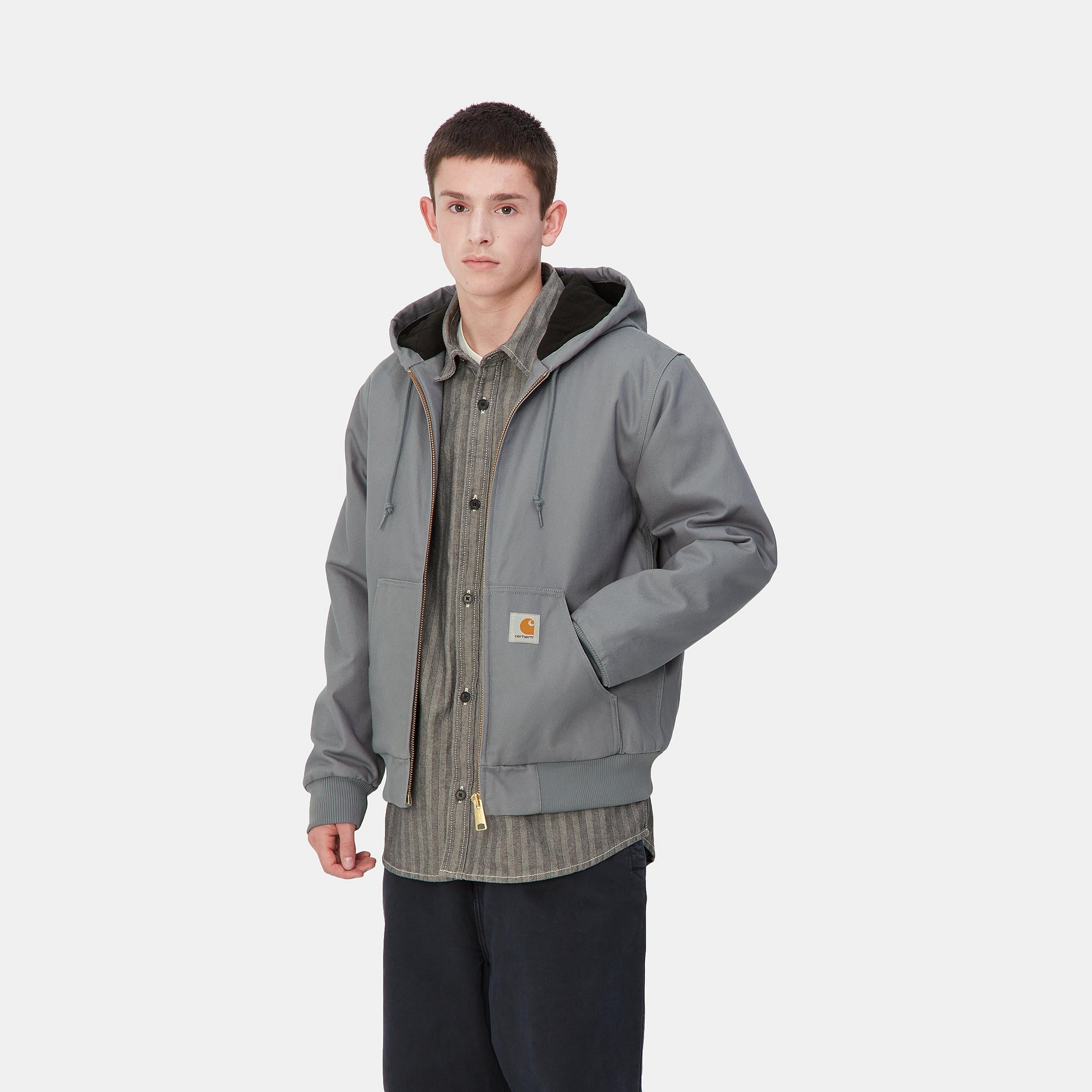 Carhartt WIP Mens Active Jacket - Dove Grey / Rigid