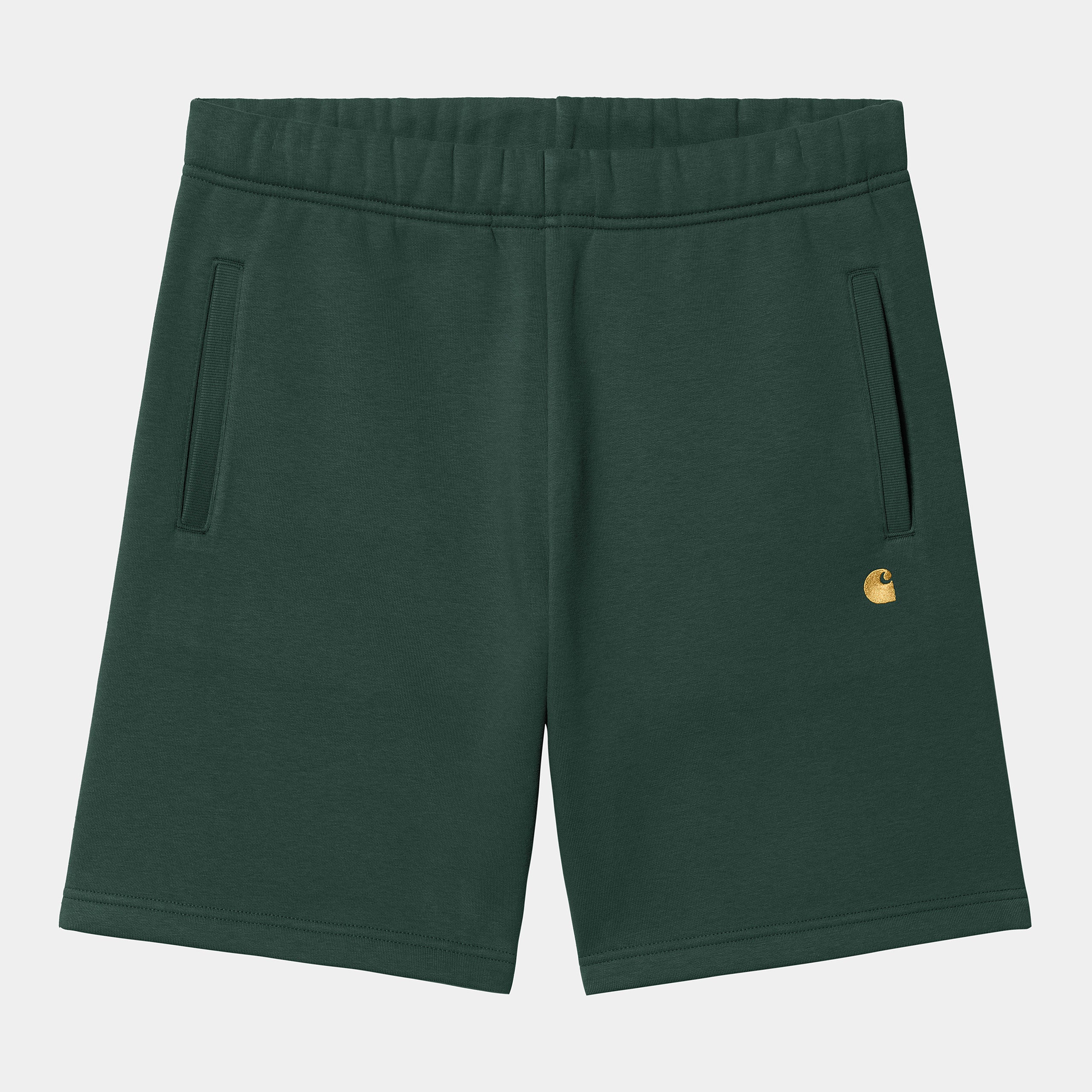 Carhartt WIP Mens Chase Sweat Short - Discovery Green