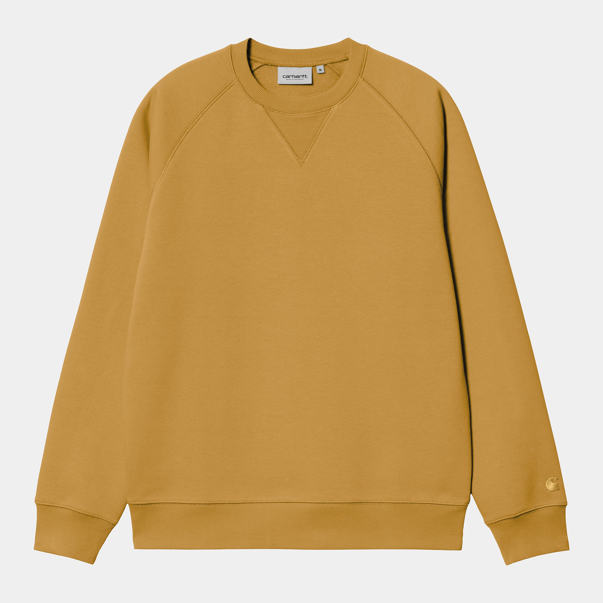 Carhartt WIP Mens Chase Sweat Top - Sunray / Gold