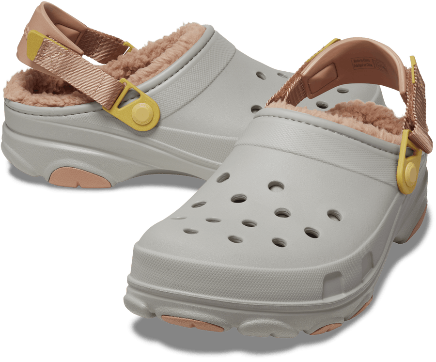 Crocs Unisex Classic All-Terrain Lined Clog - Elephant